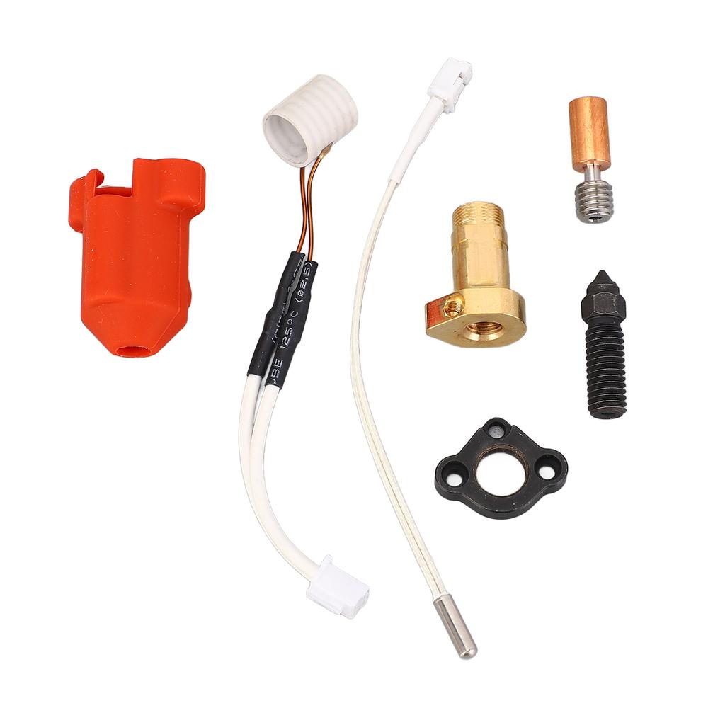 Ceramic Hotend Kit 24V 60W Ceramic Heating Block with Bimetal Heatbreak and Hardened Steel Nozzle for Ender 3 V3 KE