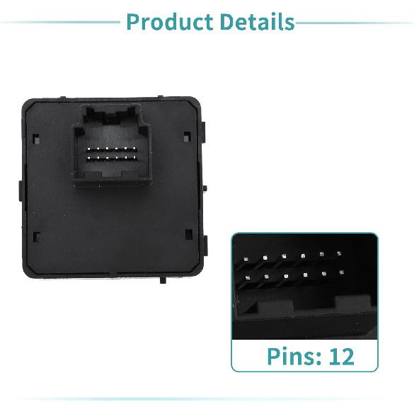 ACROPIX 4WD Four Wheel Drive Switch 4X4 Selector Switch Fit for Chevrolet Silverado 1500 2500 HD for GMC Sierra 1500 No.15913725 - Pack of 1