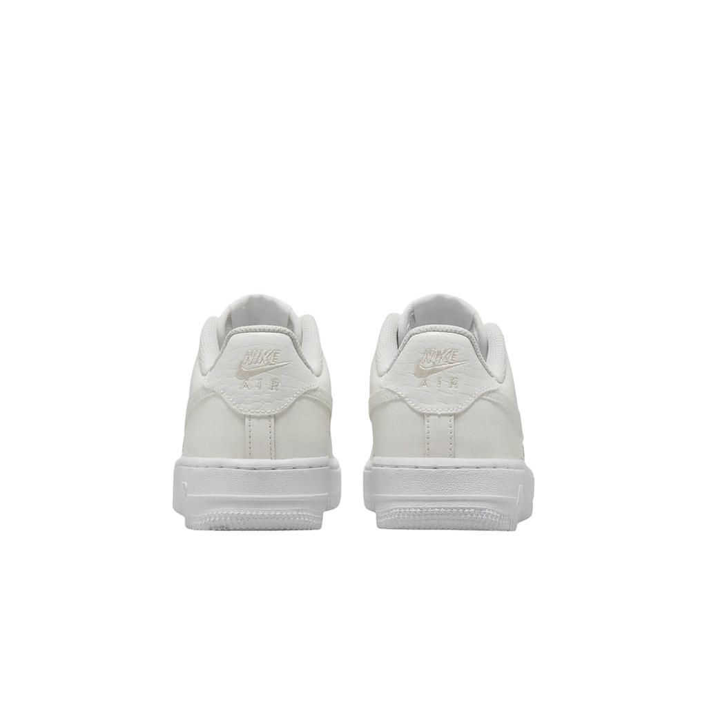 Nike Air Force 1 LV8 GS Sail Croc Kids Sneakers Cream White Black FV7725-100