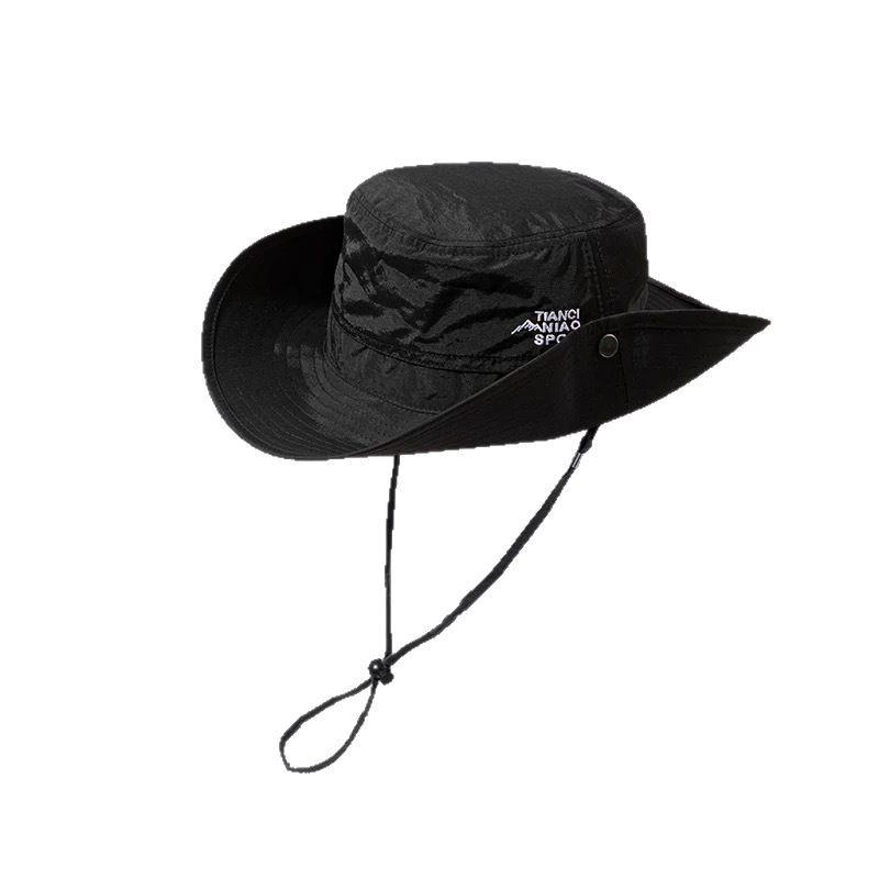 Quick-drying hiking camping western cowboy hat female summer outdoor sun protection breathable bucket hat fishing sun hat male