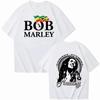 Bob Marley T-skjorter Mote T-skjorte for Menn Y2K Topper Harajuku O-hals Kortermet Skjorter Fans Gave Sommer Dame Mote T-skjorte