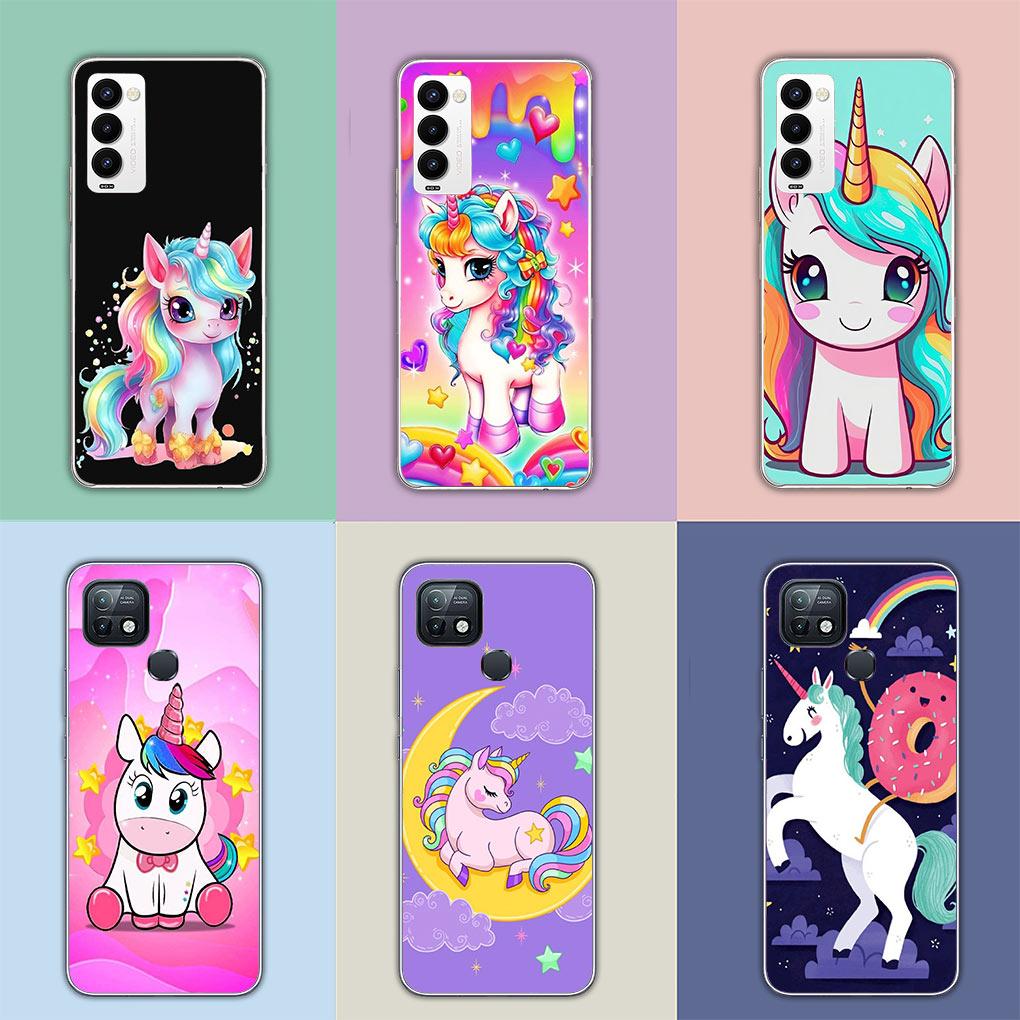 Regenbogen Einhorn Anime Cartoon Pferd Handyhülle für Motorola Moto G13 G14 G53 G54 G62 G72 G82 G84 E13 E20 G42 G32 G23 G22 Hülle