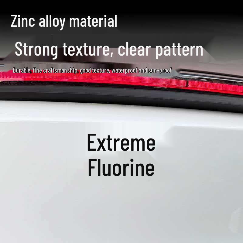 Zeekr 7X Blackened Sport Rear Emblem Creative Car Sticker