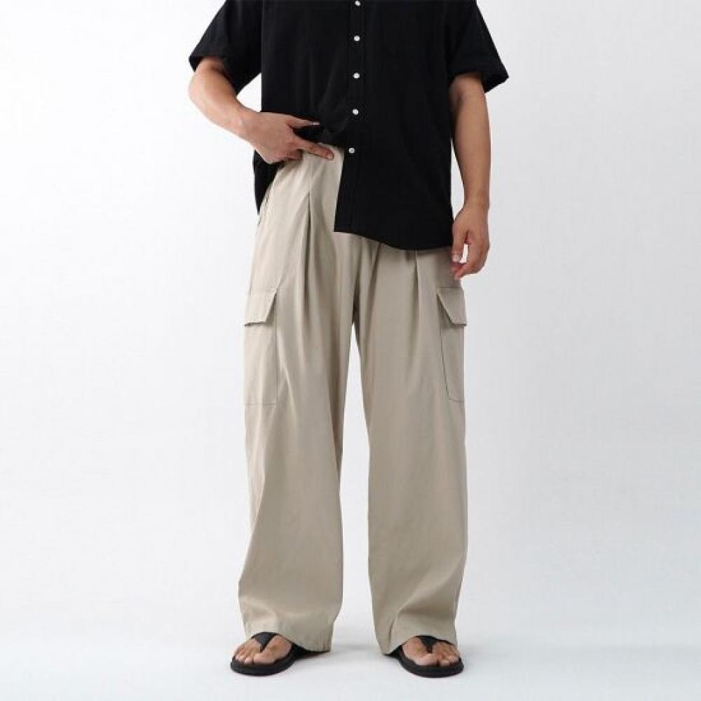 Onl Cargo Nylon Wide Pants Balloon Pants Ice Pants