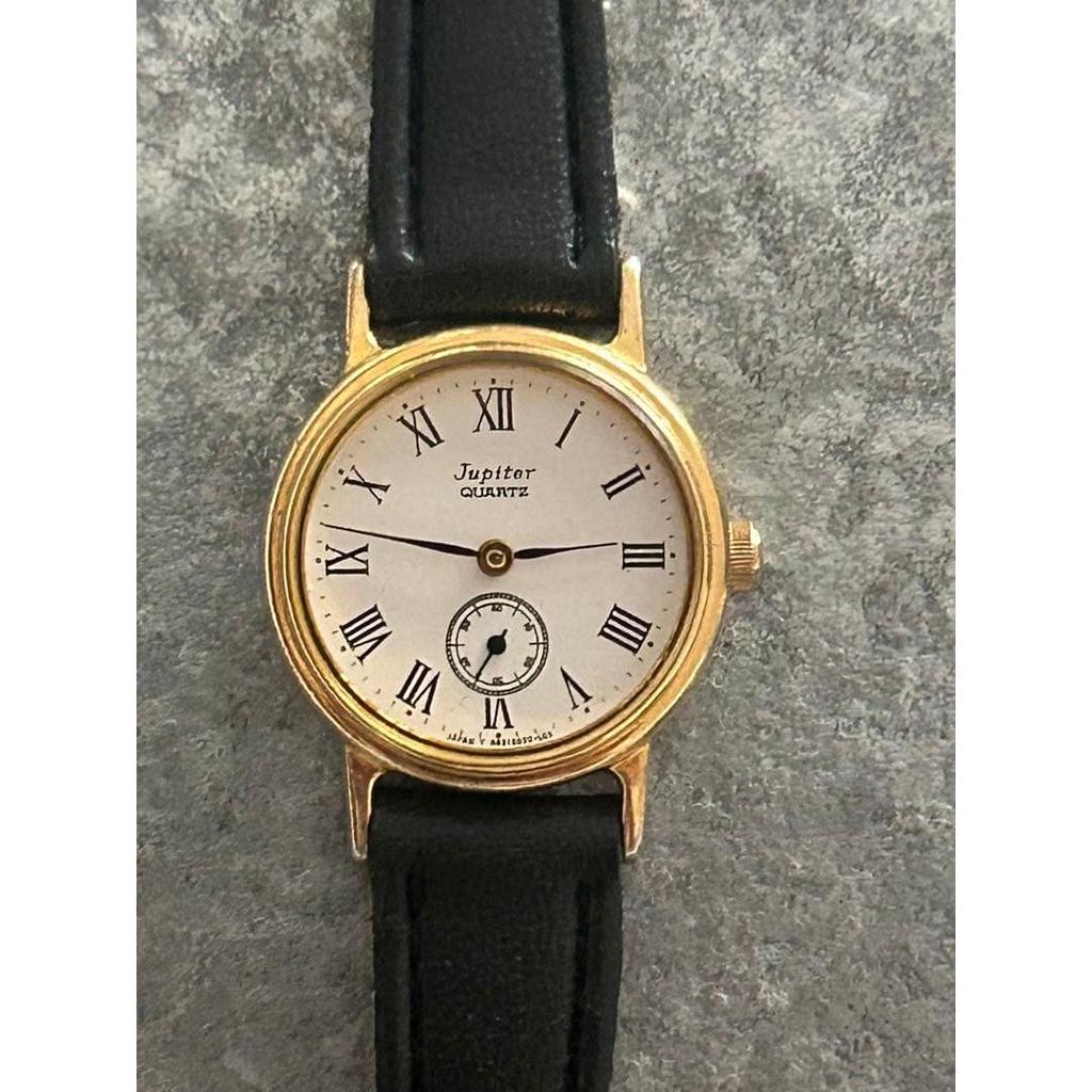 Used Working item, Orient Jupiter H83502-00 White/Gold, Beautiful condition