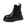 Smoke Boots Thick-soled Chelsea Boots Women's 2025 New Autumn and Winter Martin Boots British Style Short Boots Height-increasing Thin Boots