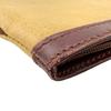 CARTIER Pouch business bag By color leather Clutch bag mustard leather Women Used