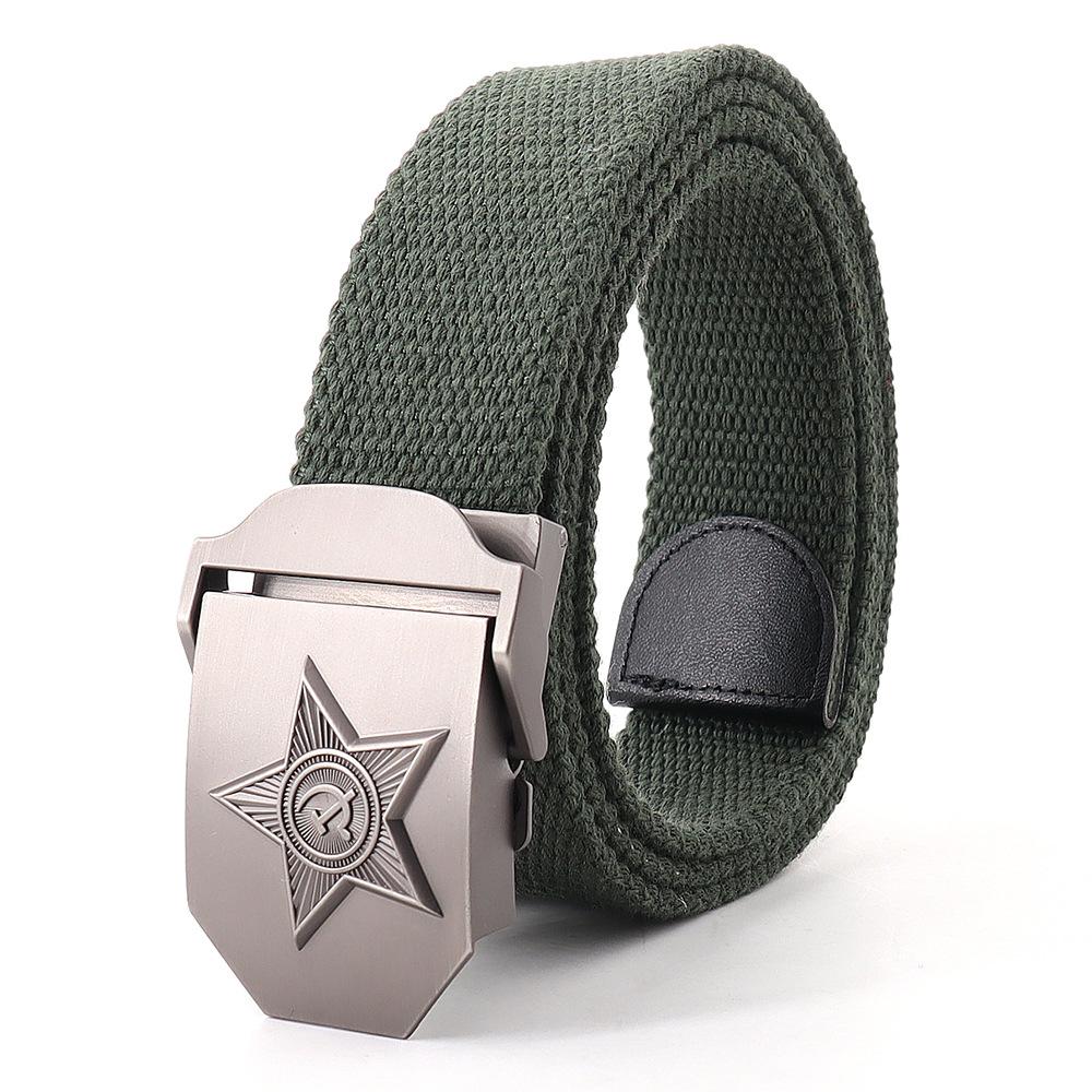 

Новый мужской и женский ремень 3D советский государственный герб брезентовый ремень советский пояс памяти 130cm армия зеленый