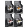 Black White Soap Storage Box Wall Mounted Cartoon Soap Holder Soap Dish  Home Shower Bathroom