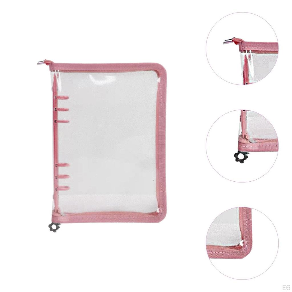 Schmuck Lagerung Buch Ohrring Organizer Fall Geschenk Halter Transparent Tasche für