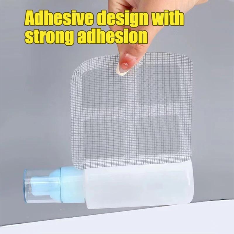 10/30/50PCS Filter for Bathroom Sink Bath Stopper Drain Sticker Bathroom Mesh for Hair Bath Stopper Drain Hair Catcher