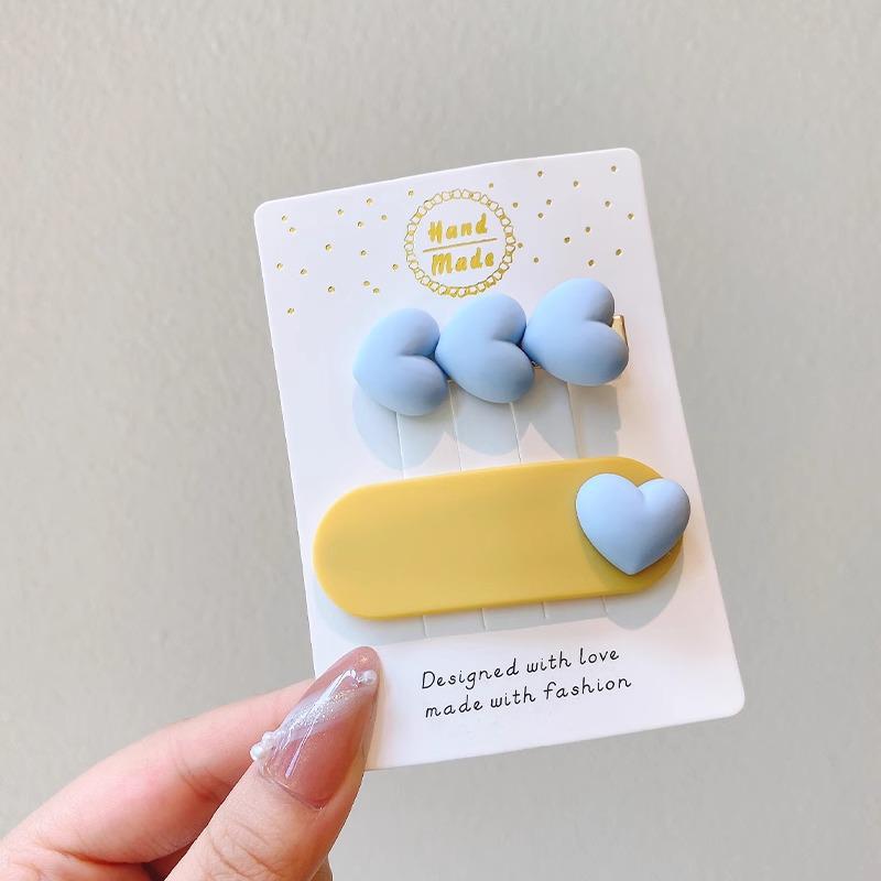 Pink Dopamine Hair Clip: Y2K Seamless Round Hairpin - Cute Small Side Clip for Women’s Bangs