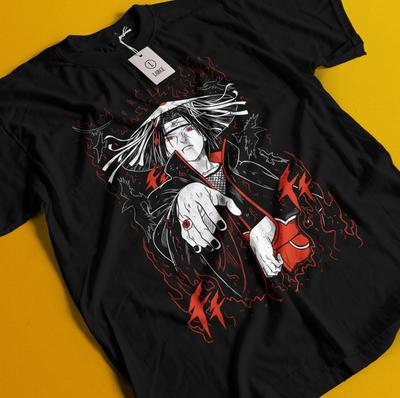 Maglietta Itachi Uchiha Maglietta Naruto Maglietta Jiraya Maglietta Madara Kakashi Hinata Maglietta Anime