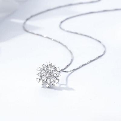 [Onoma] Onm When the First Snow Falls, I'll Give You Snowflake Cubic Goddess Necklace (12092740)