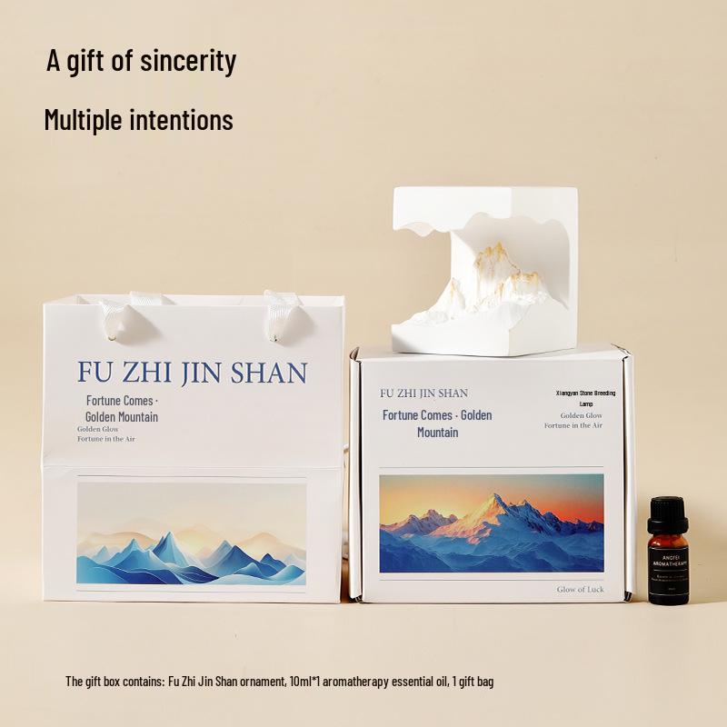 Sunshine Golden Mountain Aromatic Lamp Home & Event Decor Gift Set