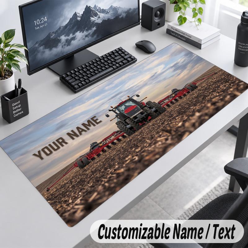 Massey Ferguson Personalized Large Mouse Pad Custom Name Text Extended Desk Mat Gaming Mousepad