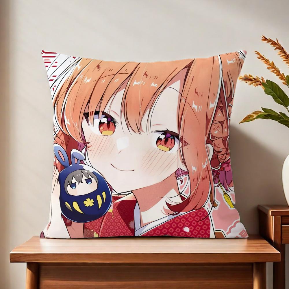 Cute Mme anime Llove Song cushion cover For Pillow Printing Sofa Decoration Home Car Room Coffee Shop Office Nordic Simplicity