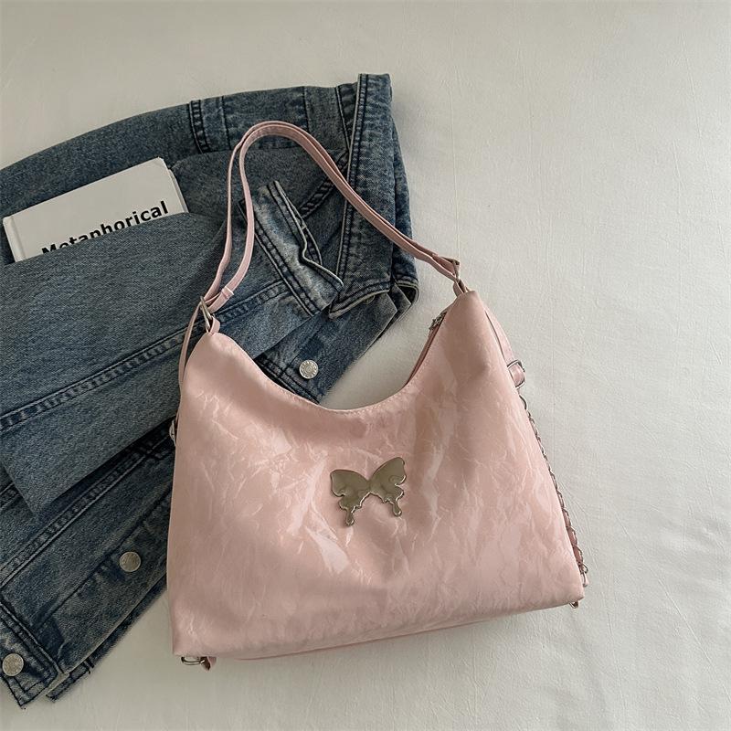 Multifunctional new spring and summer personalized leisure large capacity shoulder crossbody simple shoulder backpack