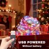 LED String Lights USB Power Lamp for Patio Tree Christmas Party Wedding Decor Outdoor Lighting Fairy Lights