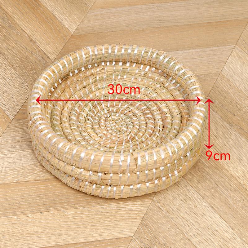 Hand woven rutin chicken nest rabbit nest pigeon nest hatching and breeding egg pot nest grass woven pigeon nest