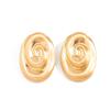 IngeSight.Z Retro Gold Color Spiral Big Stud Earrings for Women Personalized Exaggerated Fashion Party Jewelry Holiday Accessory