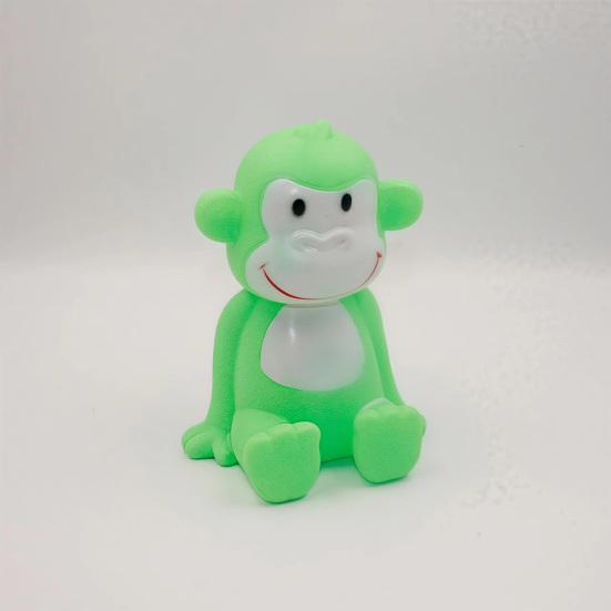 Quiekender Affen-Quetschspielzeug mit realistischem Geräusch Weiches TPR Fidget zur Stressbewältigung Niedliches tierförmiges Dekompressions-Gadget für Kinder Erwachsene
