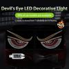 Car Devil's Eye, Car Lights, Car Sedans, SUVs, Rear Windows, Car Stickers, LED Dynamic Display Screen Decoration Accessories