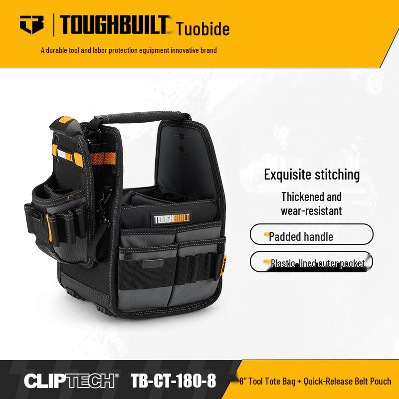 Quick-Attach Waist Pack Tool Tote - Model TB-CT-180-8 by TOUGHBUILT