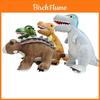 Adoráveis Brinquedos de Pelúcia de Dinossauro Perfeitos para Presentes de Feriado Triceratops e T-rex