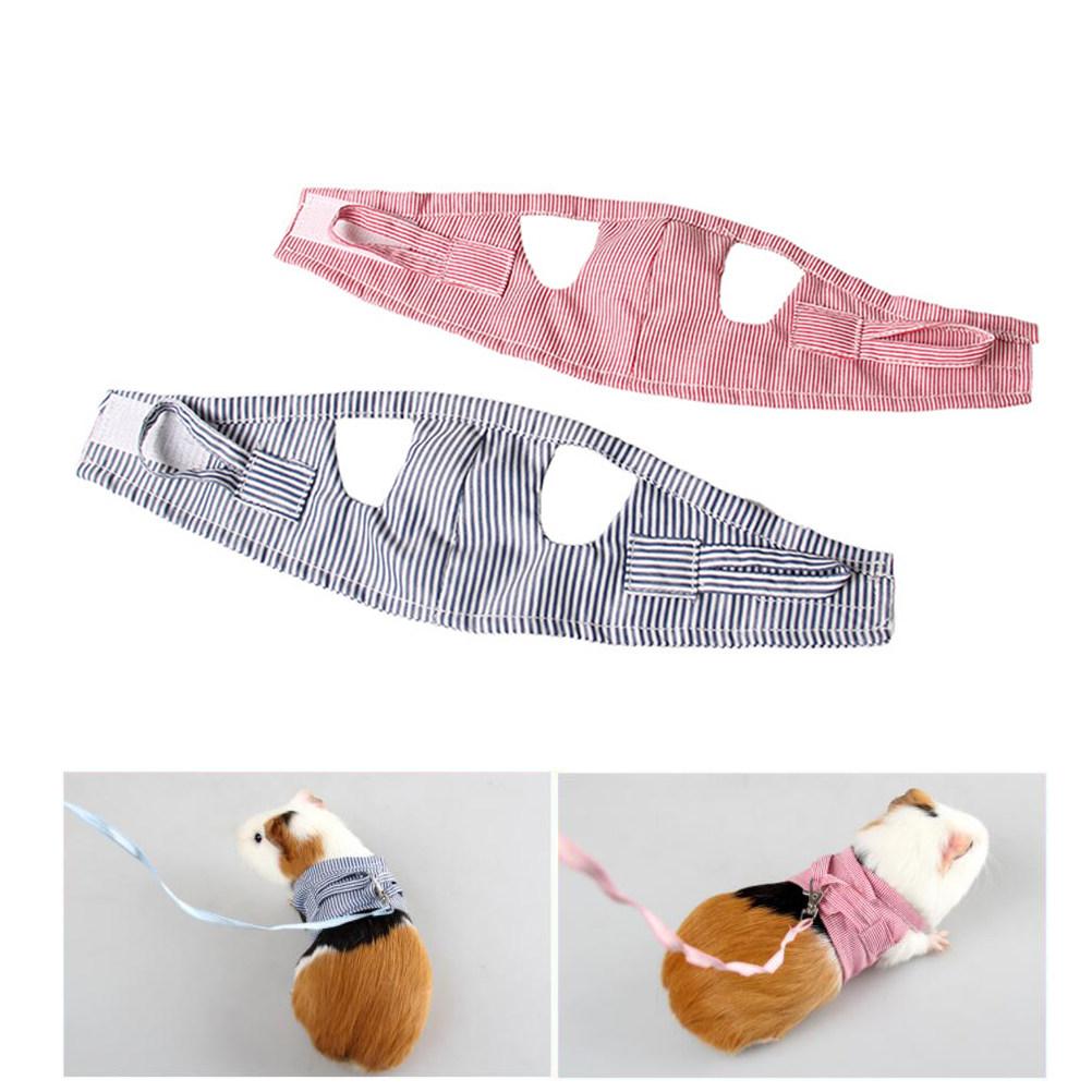 Small Pet Chest Strap Harness Red Size S Cotton Lightweight Stripe Design Breathable Vest for Hedgehog Pets Hedgehog Harness синий
