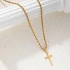 Fashionable Crosses Pendant Necklace Elegant Styles for Men and Women Sturdy Alloy Minimalist Jewelry Accessory