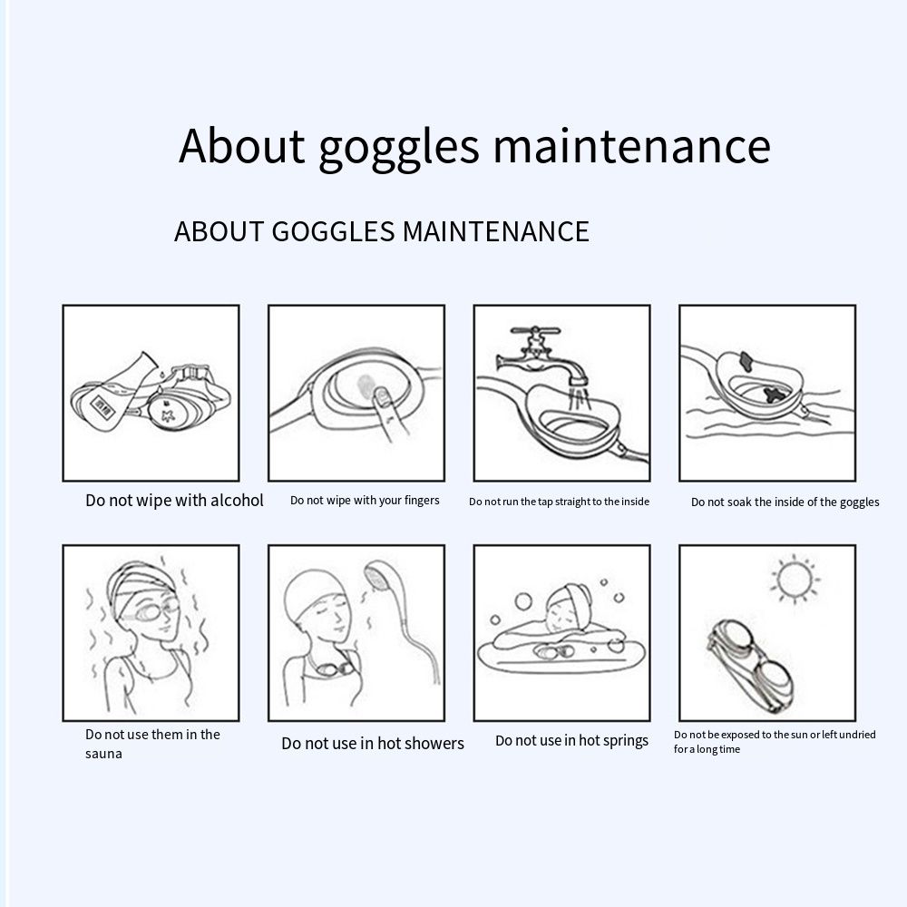 0~-9.0 Nearsighted Swim Eyewear Silicone Mirror Frame Diving Swimming Goggles Men