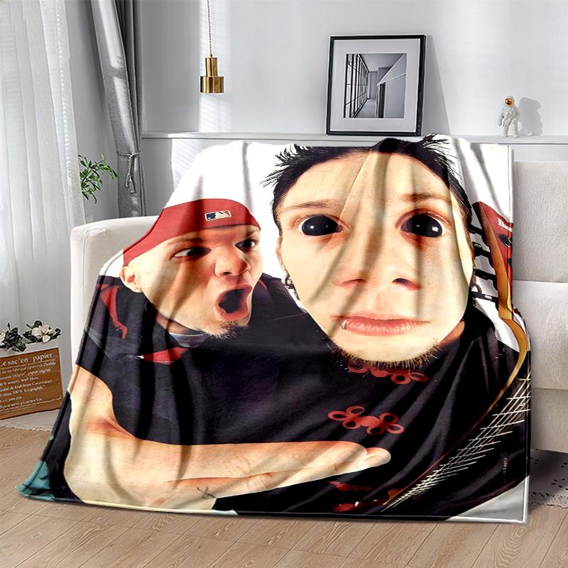 Limp Bizkit Flannel Blanket Soft All-Season Throw, Design for Camping, Car Travel, Hiking Sofa, Bed, Office Perfect Gift for Parties