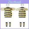 Bee And Ladybug Costume Set With Wings For Childrens Halloween Cosplay Party Fun