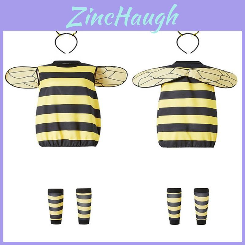 Bee And Ladybug Costume Set With Wings For Childrens Halloween Cosplay Party Fun