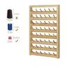 Wooden Sewing Bobbin & Thread Holder Rack with Thread Ball/Coil Storage for Wig Stand