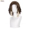 Arcane Viktor Cosplay Wig The Machine Herald Viktor Short Brown White Heat Resistant Synthetic Hair Anime Wigs Long Version