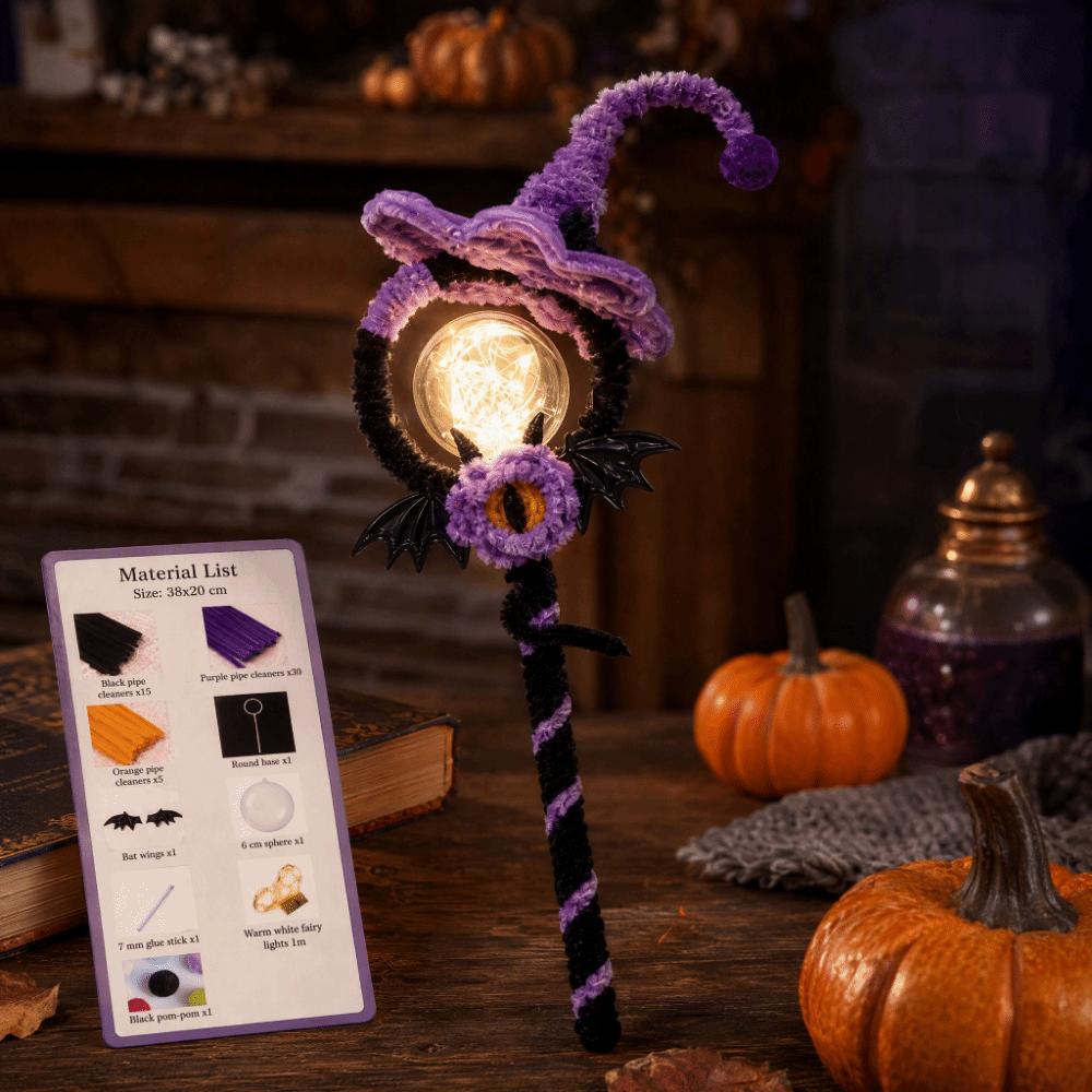 Bendable DIY Halloween Magic Wand with Light String Handheld Lantern Wand  Halloween Party
