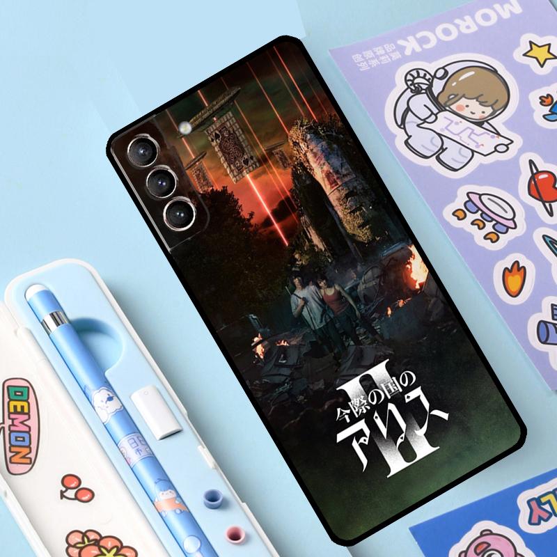 Hot Alice In Borderland Case For Samsung Galaxy S23 S21 S22 Ultra Plus Note 10 20 S8 S9 S10 Plus S20 FE Cover Case