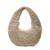 Straw Bag Women's 2025 New Summer Seaside Vacation Beach Bag Shoulder Bag Mori Handwoven Bag Large Capacity