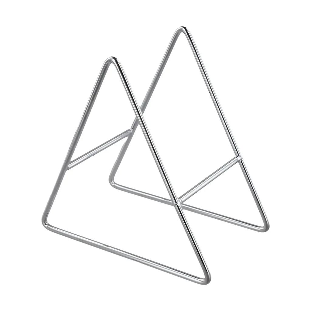 High Quality Versatile Function Brand New Coaster Holder Triangle Coasters Waterproof Coaster Holder Gold Iron