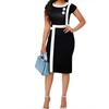 Slim Knee-Length Pencil Sheath Tight Dress Robe Vestidos