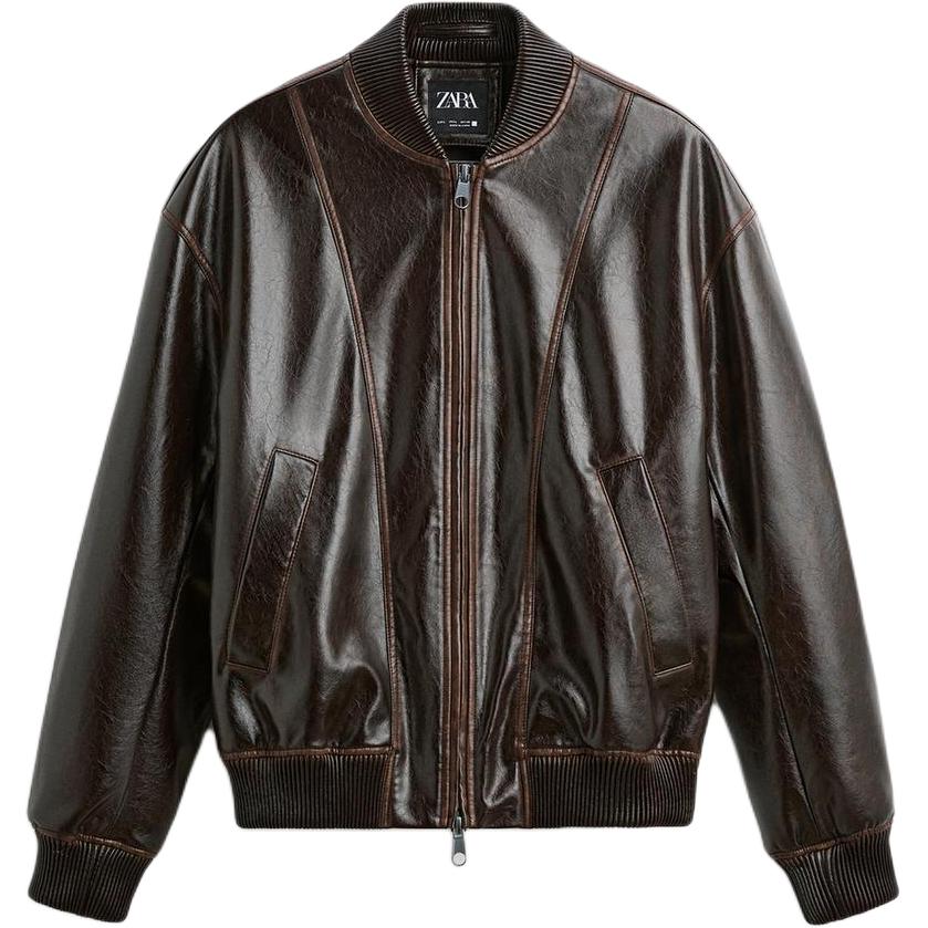 Zara Winter Lederjacke Herren 03548291-35