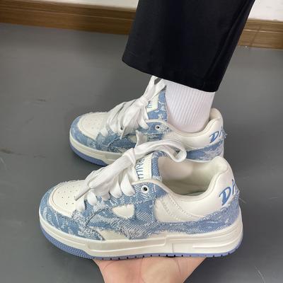 Retro Guochao Designové Plátěnky Nové Trendy Dámské Boty Ins Studentské Sportovní Boty Trendy