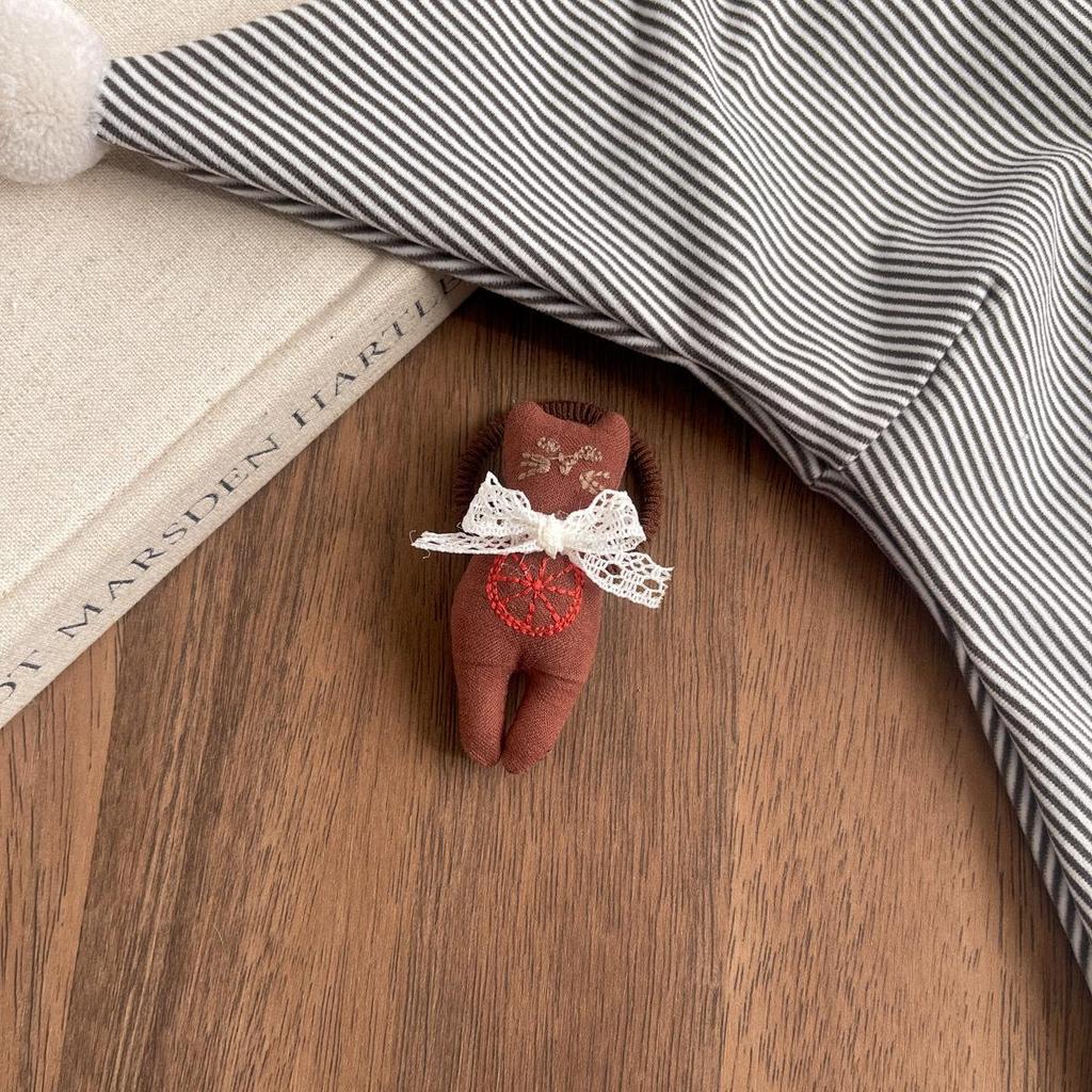 Korean Style Cute Cartoon Cotton Hair Ties for Little Girls – Versatile & Sweet Hair Accessories