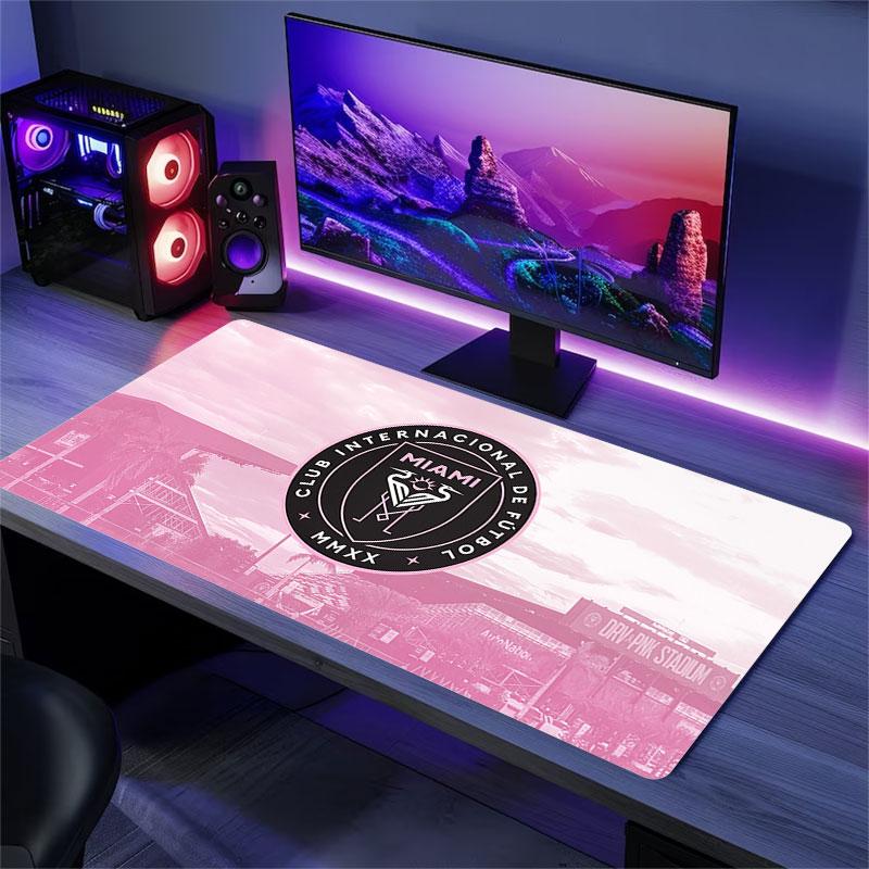 Miami CF Mouse Pad, Large Gaming Desk Mat, Non-slip XXL Mousepad for Laptop & Tablet, Mini PC Playmat with Stitched Edges
