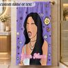 Beach TowelOlivia Rodrigo Custom Name Text Personalized Soft Towel for Beach Pool Indoor Home Decor Gift