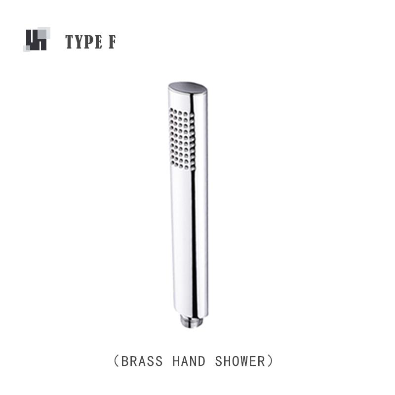 

Латунная ручная душевая головка сменная душевая головка для душевой системы ванной комнаты современная квадратная круглая овальная полированная хромированная