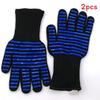 Luvas Resistentes ao Calor para Churrasco com Pegada de Silicone para Grelhar e Cozinhar ao Ar Livre