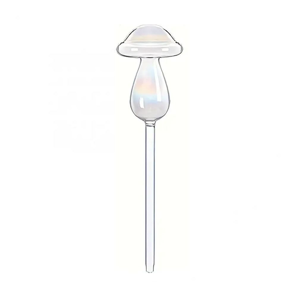 Self Watering Mushroom Automatic Watering Device Glass Drip Irrigation System Home Supplies S радужный